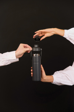 Logotrade advertising product picture of: Baltimore trek RCS recycled SS bottle 600 ML